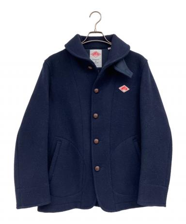 新品タグ付き✨【DANTON】丸襟ブルゾン コットン ネイビー 40サイズ 中古・古着通販】DANTON (ダントン) 丸襟ウールモッサジャケット