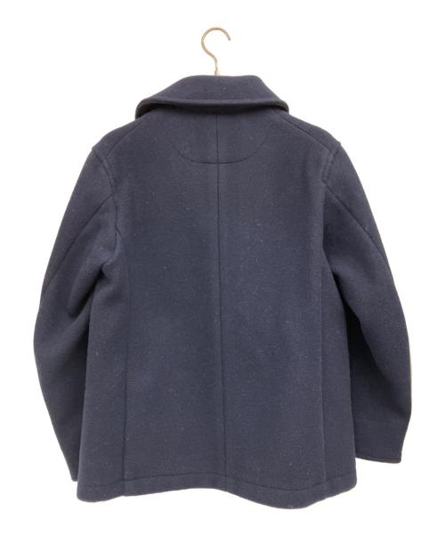 DANTON（ダントン）DANTON (ダントン) 丸襟ウールモッサジャケット ネイビー サイズ:40の古着・服飾アイテム