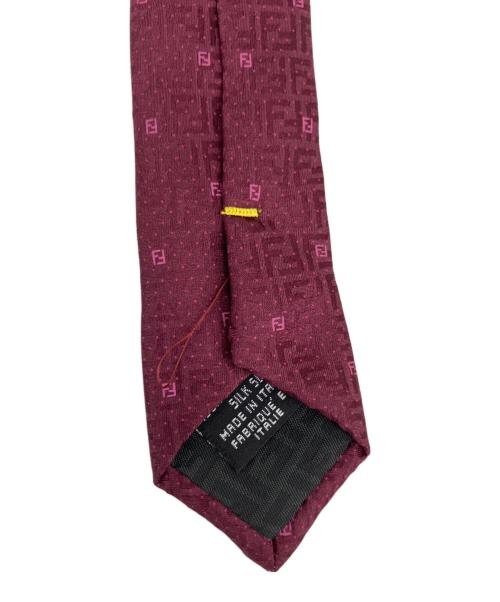 FENDI（フェンディ）FENDI (フェンディ) ネクタイ エンジ サイズ:表記なしの古着・服飾アイテム