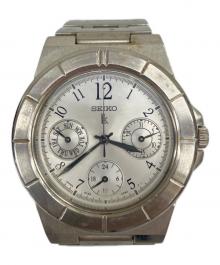 SEIKO（セイコー）の古着「腕時計 ルキア クォーツ SSブレスレット」｜ホワイト