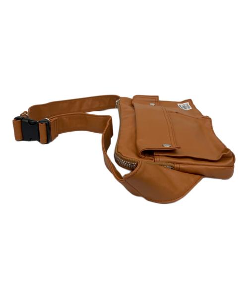 PORTER（ポーター）PORTER (ポーター) ウエストバッグ ブラウンの古着・服飾アイテム