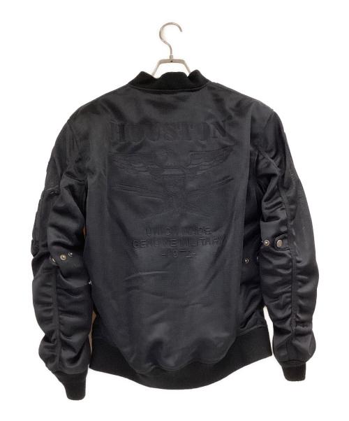 HOUSTON（ヒューストン）HOUSTON (ヒューストン) メッシュジャケット ブラック サイズ:XLの古着・服飾アイテム