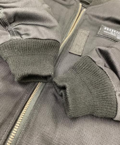 HOUSTON（ヒューストン）HOUSTON (ヒューストン) メッシュジャケット ブラック サイズ:XLの古着・服飾アイテム