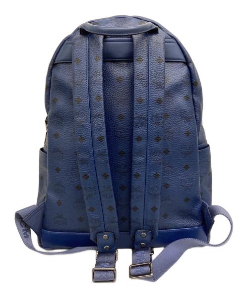MCM（エムシーエム）MCM (エムシーエム) スタッズリュック ネイビーの古着・服飾アイテム
