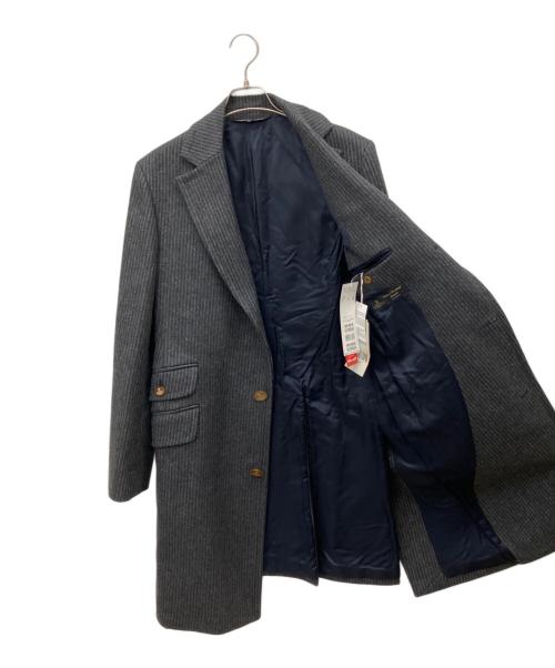 Vivienne Westwood man（ヴィヴィアン ウェストウッド マン）Vivienne Westwood man (ヴィヴィアン ウェストウッド マン) チェスターコート チャコールグレー サイズ:46 未使用品の古着・服飾アイテム