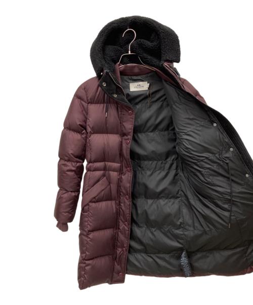 COACH（コーチ）COACH (コーチ) ダウンコート ボルドー サイズ:XSの古着・服飾アイテム