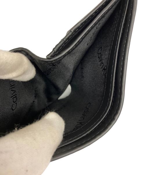 Calvin Klein（カルバンクライン）Calvin Klein (カルバンクライン) 3つ折り財布 ブラックの古着・服飾アイテム