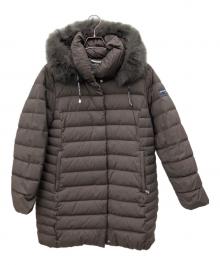 JEAN LOUIS SCHERRER（ジャンルイ シェレル）の古着「ダウンコート」｜ブラウン