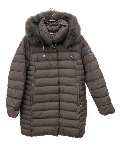 JEAN LOUIS SCHERRER（ジャンルイ シェレル）JEAN LOUIS SCHERRER (ジャンルイ シェレル) ダウンコート ブラウン サイズ:Lの古着・服飾アイテム