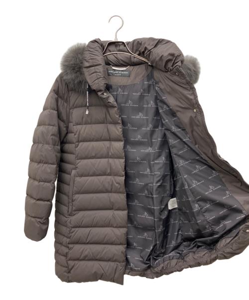 JEAN LOUIS SCHERRER（ジャンルイ シェレル）JEAN LOUIS SCHERRER (ジャンルイ シェレル) ダウンコート ブラウン サイズ:Lの古着・服飾アイテム