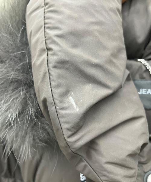 JEAN LOUIS SCHERRER（ジャンルイ シェレル）JEAN LOUIS SCHERRER (ジャンルイ シェレル) ダウンコート ブラウン サイズ:Lの古着・服飾アイテム