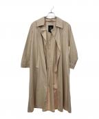 DRAWERドゥロワー）の古着「タイプライターテーラードコート」｜ベージュ