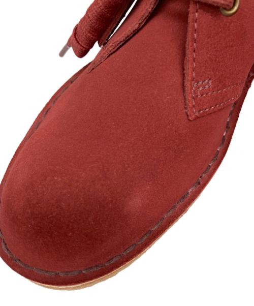 CLARKS ORIGINALS（クラークス オリジナルズ）Clarks Originals (クラークス オリジナルズ) デザートブーツ レッド サイズ:23の古着・服飾アイテム