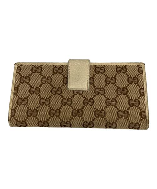 GUCCI（グッチ）GUCCI (グッチ) 長財布 ベージュの古着・服飾アイテム