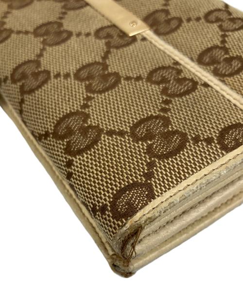 GUCCI（グッチ）GUCCI (グッチ) 長財布 ベージュの古着・服飾アイテム