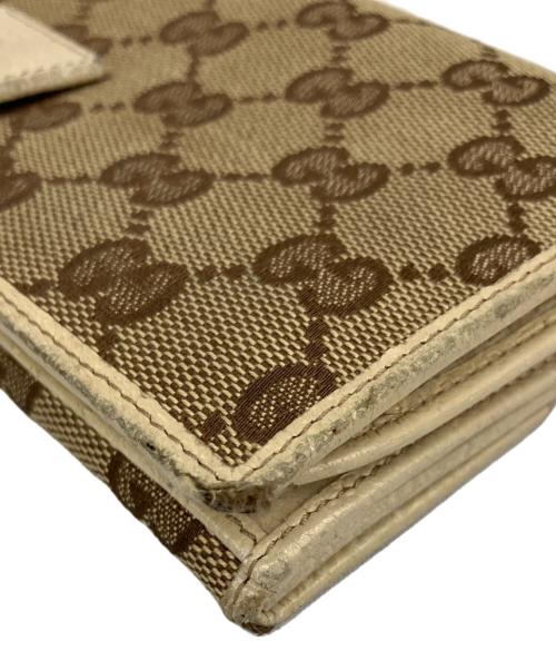 GUCCI（グッチ）GUCCI (グッチ) 長財布 ベージュの古着・服飾アイテム