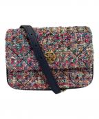 TORY BURCHトリーバーチ）の古着「ショルダーバッグ」｜ネイビー×マルチカラー