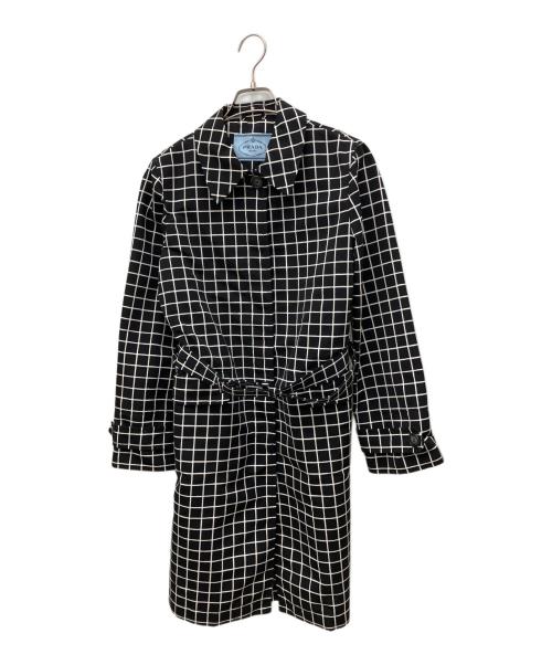 PRADA（プラダ）PRADA (プラダ) ステンカラーコート ブラック サイズ:SIZE40の古着・服飾アイテム