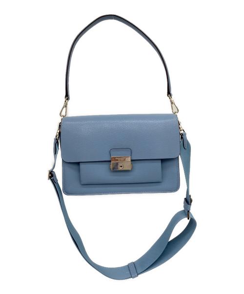 Kate Spade（ケイトスペード）Kate Spade (ケイトスペード) ショルダーバッグ ブルーの古着・服飾アイテム