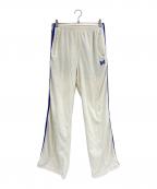 Needlesニードルズ）の古着「サイドライン トラックベロアロングパンツ」｜ホワイト