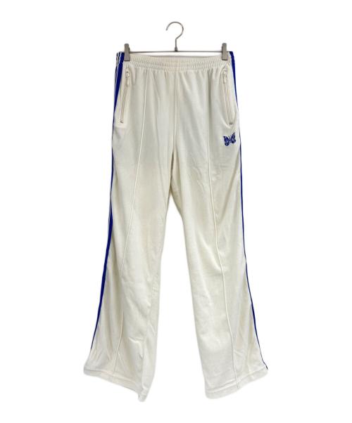 Needles（ニードルズ）Needles (ニードルズ) サイドライン トラックベロアロングパンツ ホワイト サイズ:Sの古着・服飾アイテム