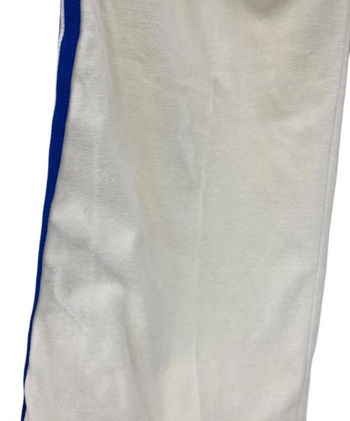 Needles（ニードルズ）Needles (ニードルズ) サイドライン トラックベロアロングパンツ ホワイト サイズ:Sの古着・服飾アイテム