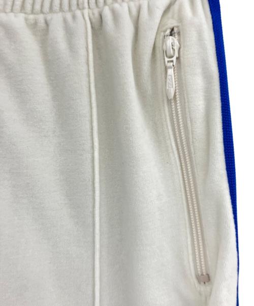 Needles（ニードルズ）Needles (ニードルズ) サイドライン トラックベロアロングパンツ ホワイト サイズ:Sの古着・服飾アイテム