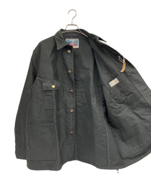 HEADLIGHT（ヘッドライト）HEADLIGHT (ヘッドライト) SUGAR CANE (シュガーケーン) カバーオール ブラック サイズ:Lの古着・服飾アイテム