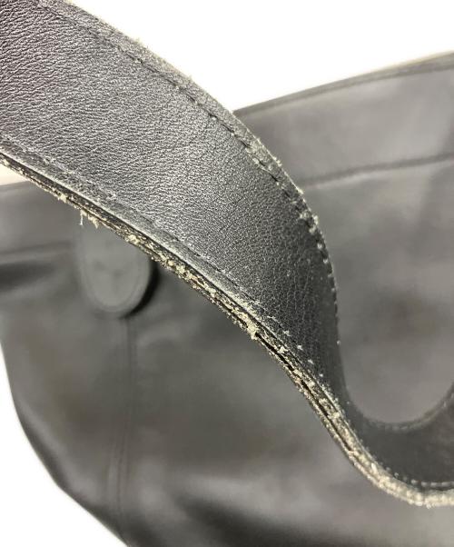 COACH（コーチ）COACH (コーチ) レザートートバッグ ブラックの古着・服飾アイテム