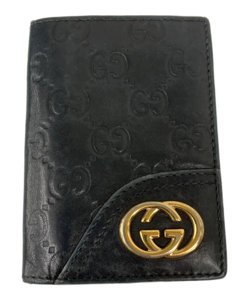 GUCCI（グッチ）GUCCI (グッチ) パスケース ブラックの古着・服飾アイテム