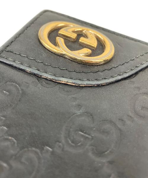 GUCCI（グッチ）GUCCI (グッチ) パスケース ブラックの古着・服飾アイテム