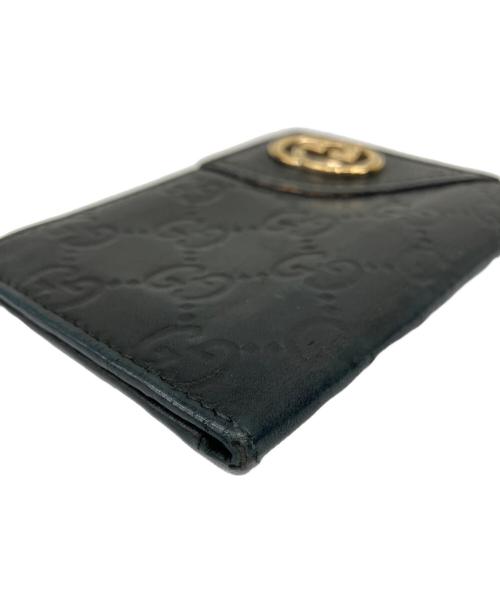 GUCCI（グッチ）GUCCI (グッチ) パスケース ブラックの古着・服飾アイテム