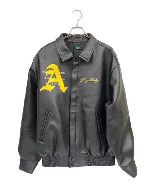 A FEW GOOD KIDS（アフューグッドキッズ）A FEW GOOD KIDS (アフューグッドキッズ) ホースロゴレザージャケット ブラック サイズ:Mの古着・服飾アイテム