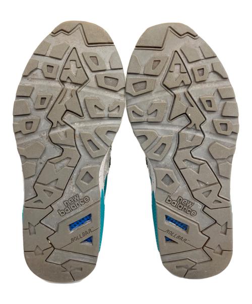 NEW BALANCE（ニューバランス）NEW BALANCE (ニューバランス) PALACE (パレス) スニーカー 580 グレー×ブルー サイズ:27の古着・服飾アイテム