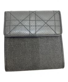 Christian Dior（クリスチャン ディオール）の古着「3つ折り財布」｜ブラック