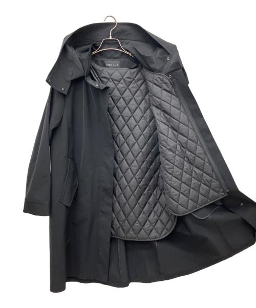 INDIVI（インディヴィ）INDIVI (インディヴィ) ライナー付モッズコート ブラック サイズ:SIZE15の古着・服飾アイテム