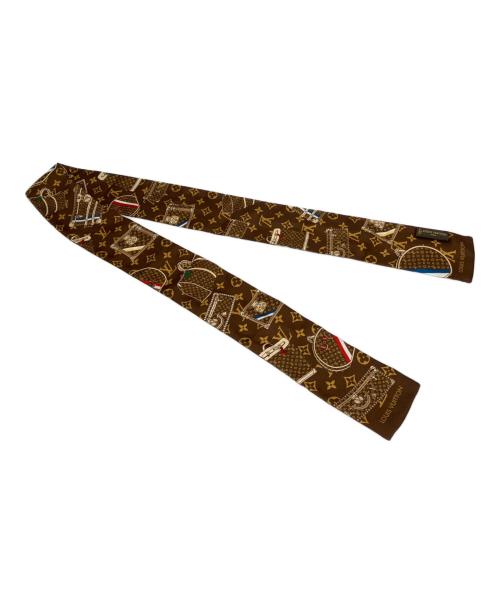 LOUIS VUITTON（ルイ ヴィトン）LOUIS VUITTON (ルイ ヴィトン) バンドスカーフ モノグラム ブラウンの古着・服飾アイテム
