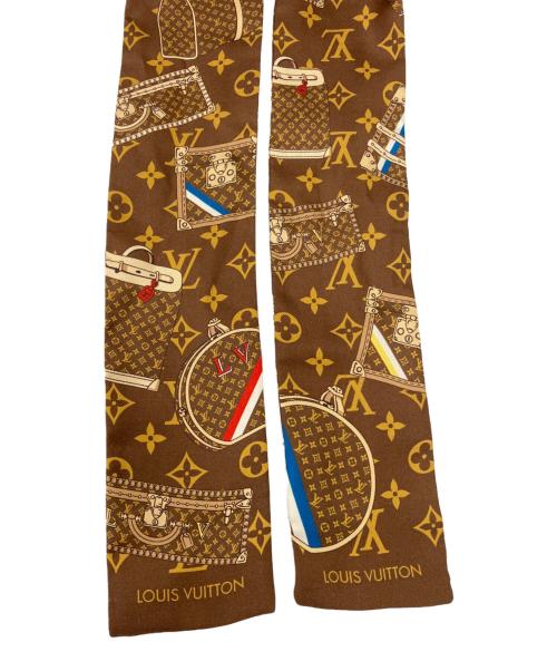 LOUIS VUITTON（ルイ ヴィトン）LOUIS VUITTON (ルイ ヴィトン) バンドスカーフ モノグラム ブラウンの古着・服飾アイテム