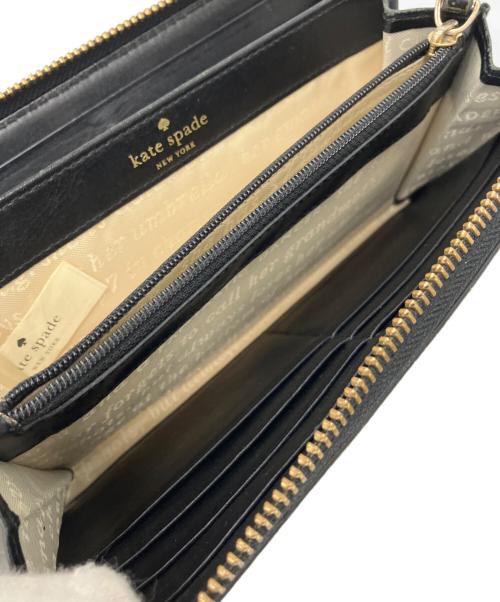 Kate Spade（ケイトスペード）Kate Spade (ケイトスペード) 長財布 ブラックの古着・服飾アイテム