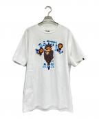 A BATHING APEア ベイシング エイプ）の古着「ABC CAMO College Milo」｜ホワイト