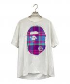 A BATHING APEア ベイシング エイプ）の古着「Tシャツ」｜ホワイト
