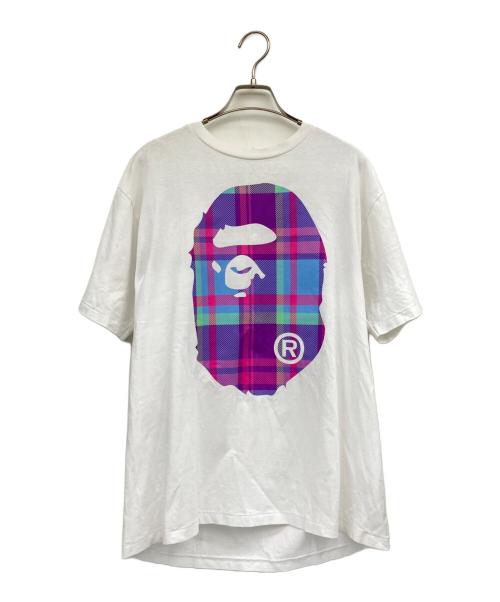 A BATHING APE（ア ベイシング エイプ）A BATHING APE (ア ベイシング エイプ) Tシャツ ホワイト サイズ:Lの古着・服飾アイテム