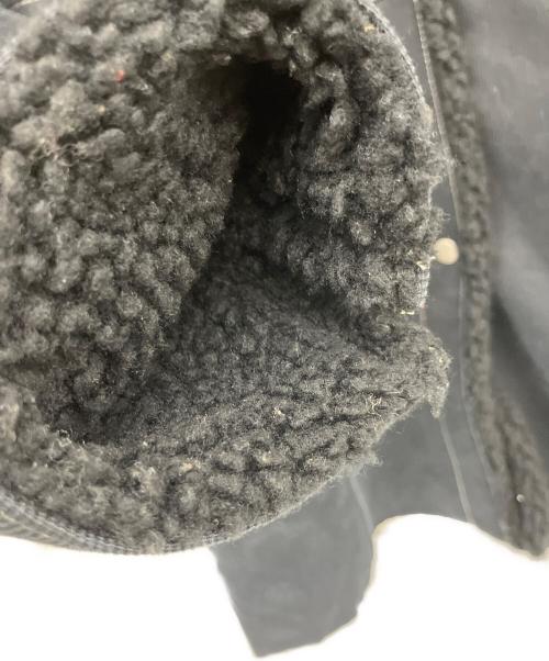 BURBERRY BLUE LABEL（バーバリーロンドンブルーレーベル）BURBERRY BLUE LABEL (バーバリーロンドンブルーレーベル) 裏ボアコート ブラック サイズ:36の古着・服飾アイテム