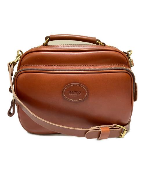 Herz（ヘルツ）Herz (ヘルツ) 2WAYショルダーバッグ ブラウンの古着・服飾アイテム