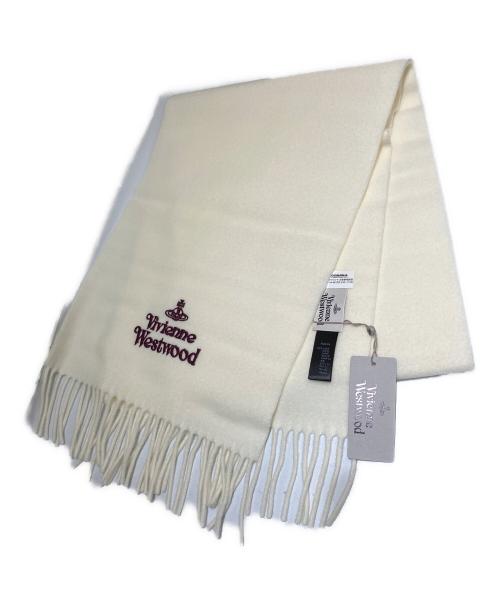 Vivienne Westwood（ヴィヴィアンウエストウッド）Vivienne Westwood (ヴィヴィアンウエストウッド) ストール ホワイトの古着・服飾アイテム
