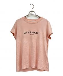 GIVENCHY（ジバンシィ）の古着「ロゴプリントTシャツ」｜ピンク