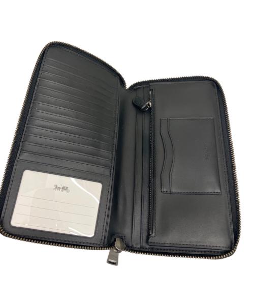 COACH（コーチ）COACH (コーチ) ラウンドファスナー財布 ブラックの古着・服飾アイテム