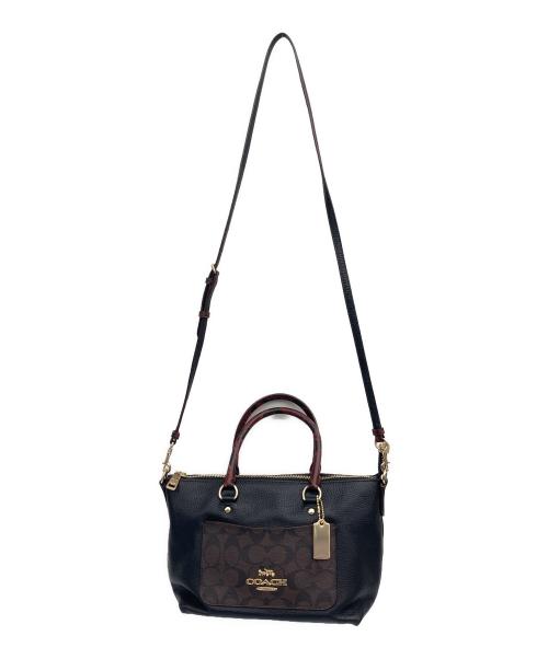 COACH（コーチ）COACH (コーチ) 2WAYショルダーバッグ ブラウンの古着・服飾アイテム