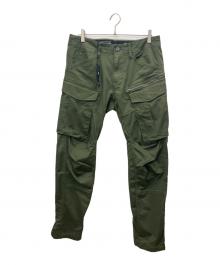 G-STAR RAW（ジースターロゥ）の古着「カーゴパンツ Rovic Zip 3D Regular Tapered Pants」｜グリーン