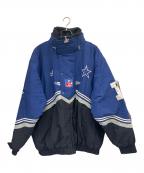 LOGO ATHLETICロゴアスレチック）の古着「スタジアムジャケット」｜ブルー